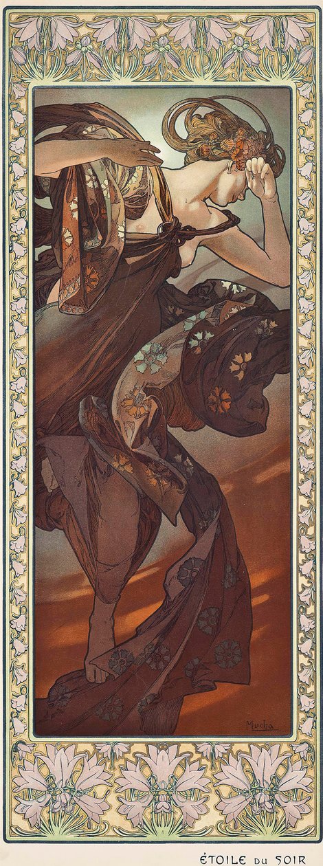 Gwiazda Wieczorna Gwiazda Wieczorna, 1902. autorstwa Alfons Marie Mucha