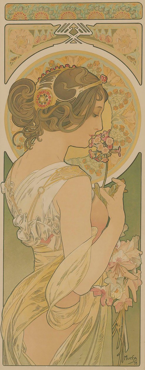 Wiesiołek, 1899. autorstwa Alfons Marie Mucha