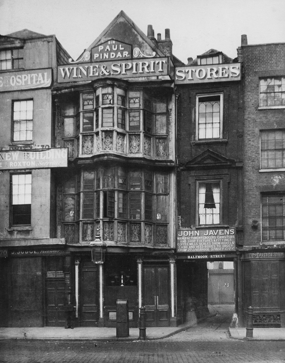 Sir Paul Pindar, Bishopsgate Street, c.1878 autorstwa Alfred and John Bool