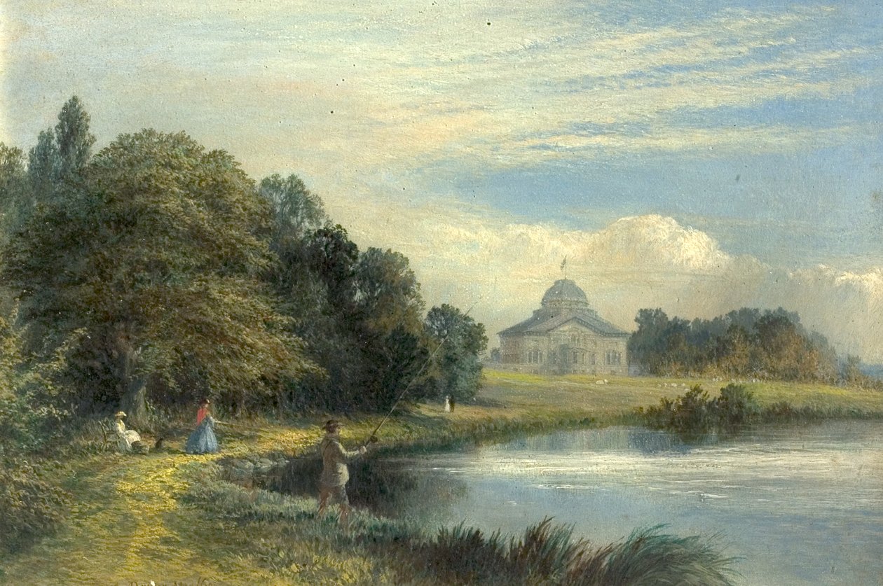 Świątynia Nuthall, Nottinghamshire, 1869 autorstwa Alfred Dawson