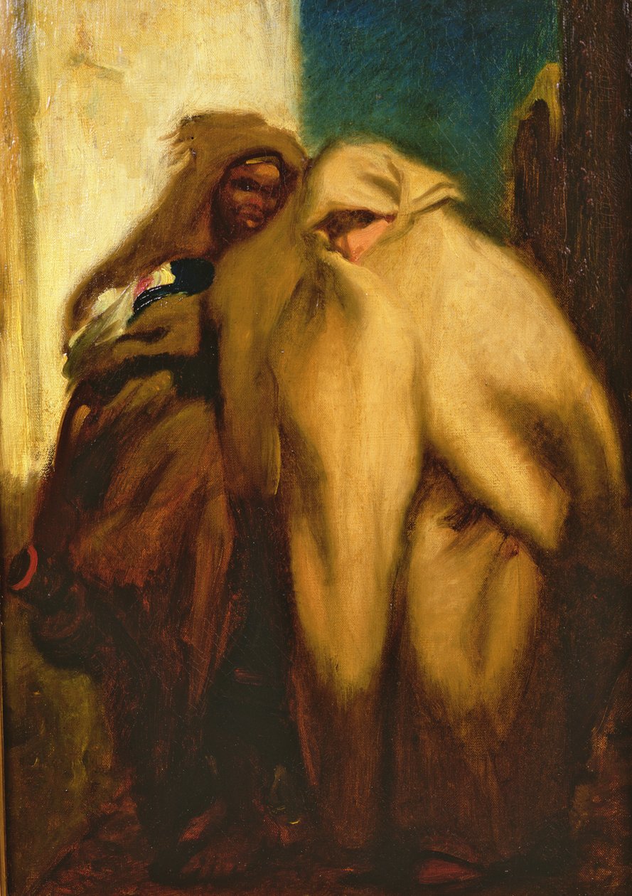 Wieczór, Tangier, 1860 r. autorstwa Alfred Dehodencq