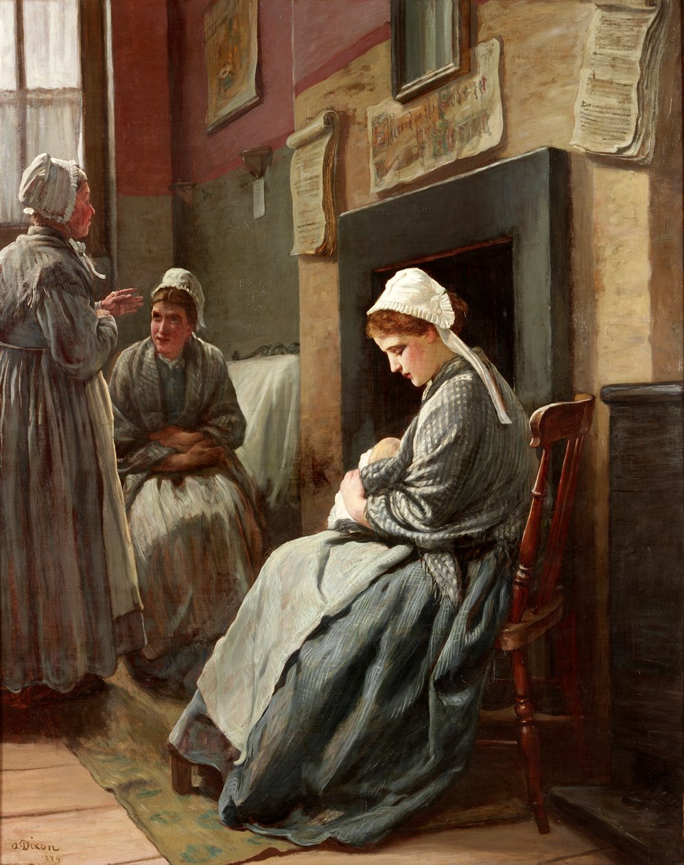 Porzuceni, 1879 autorstwa Alfred Dixon