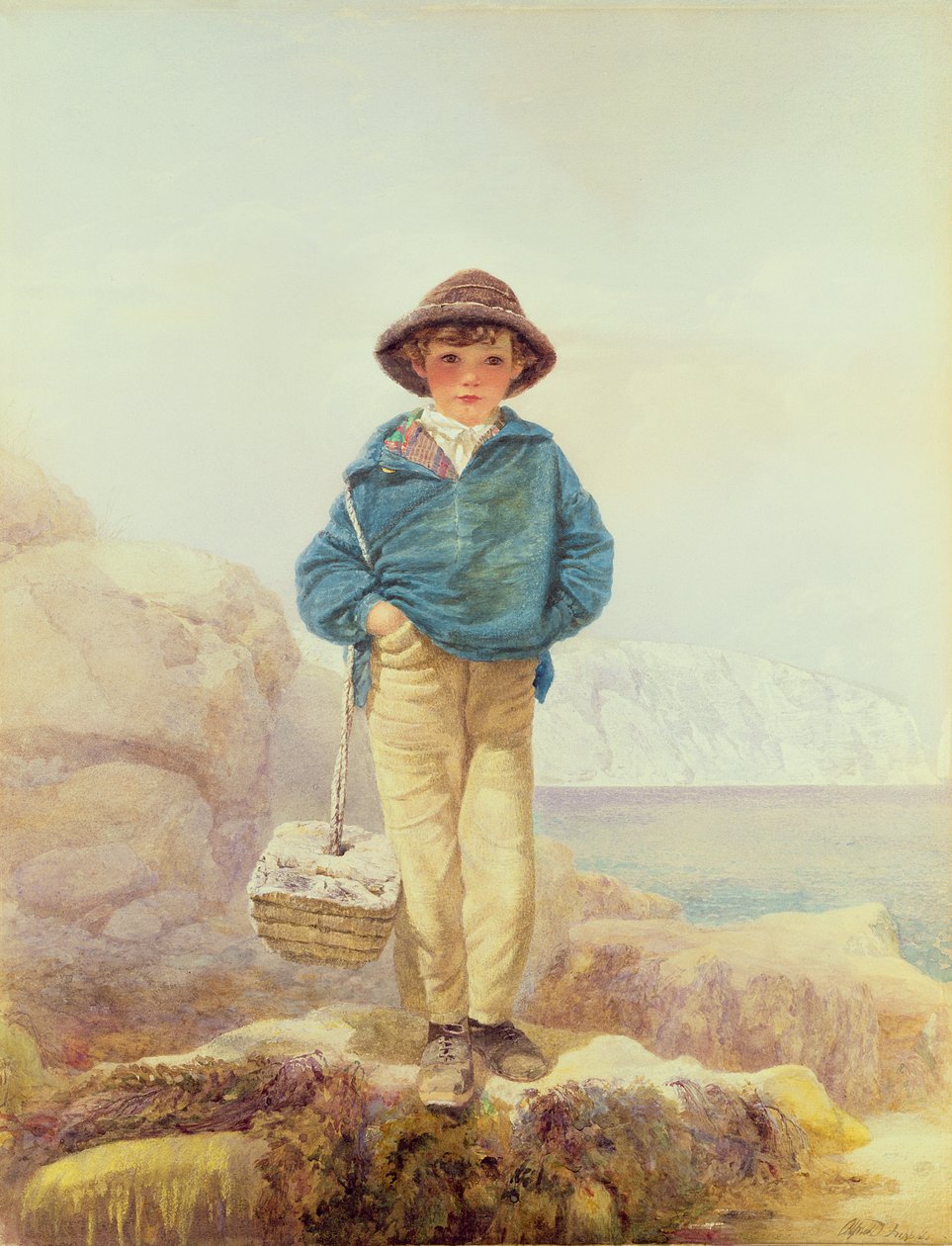 Young England - A Fisher Boy autorstwa Alfred Downing Fripp