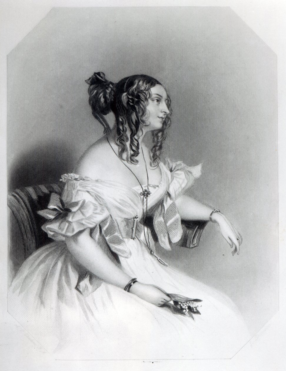 Teresa, hrabina Guiccioli autorstwa Alfred Edward Chalon