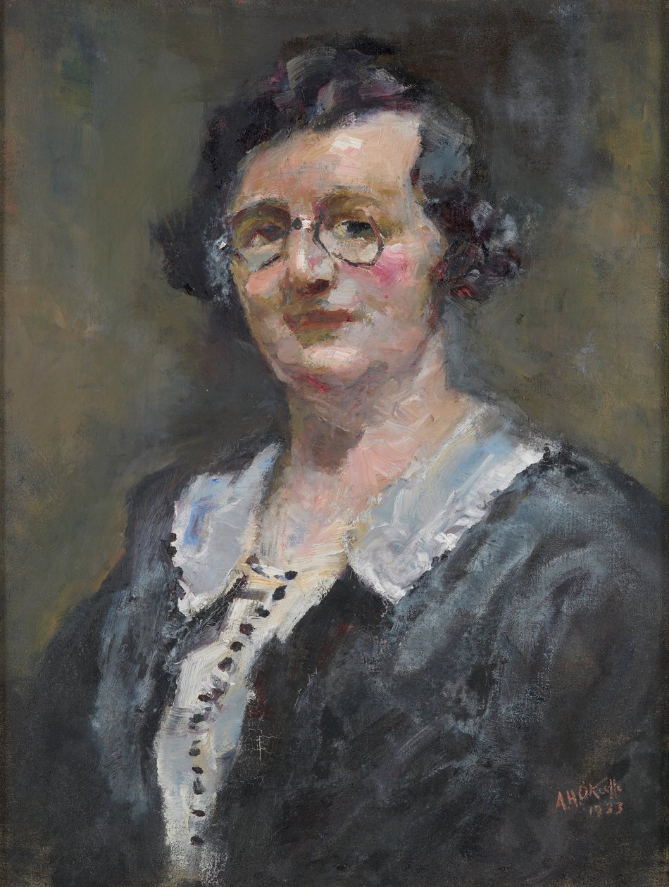 Portret panny I. Robertson autorstwa Alfred Henry O Keefe