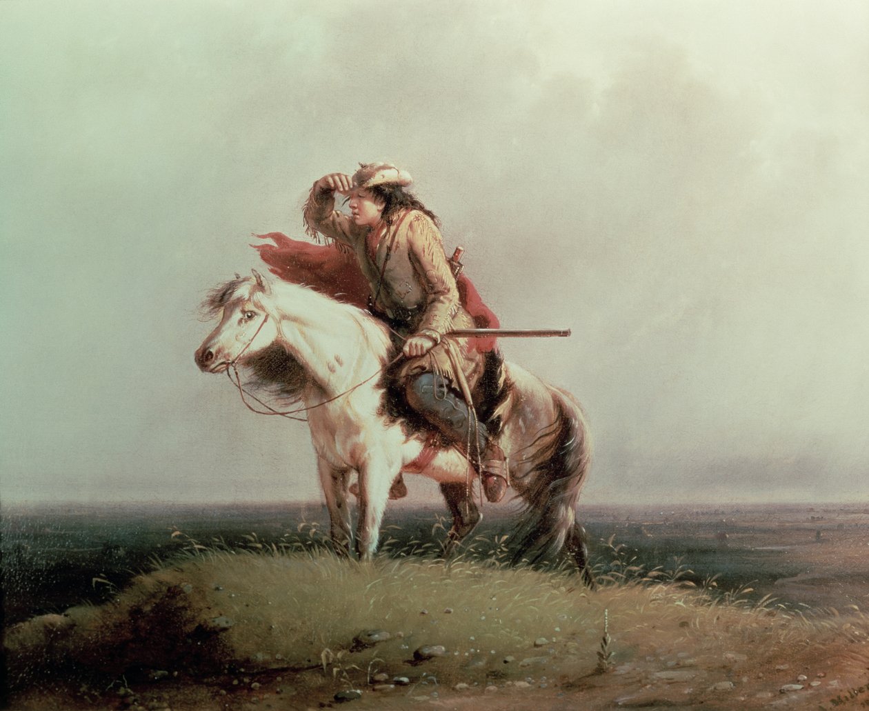 Zagubiony żółtodziób, 1851 autorstwa Alfred Jacob Miller