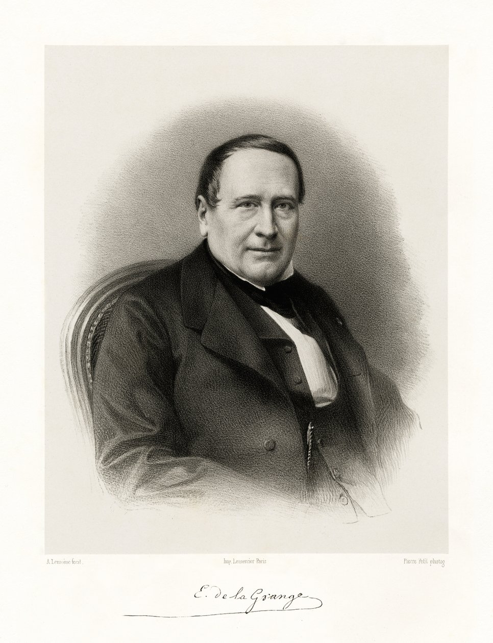 Adélaide Èdouard Le Lièvre de La Grange, 1865-66 autorstwa Alfred Lemoine