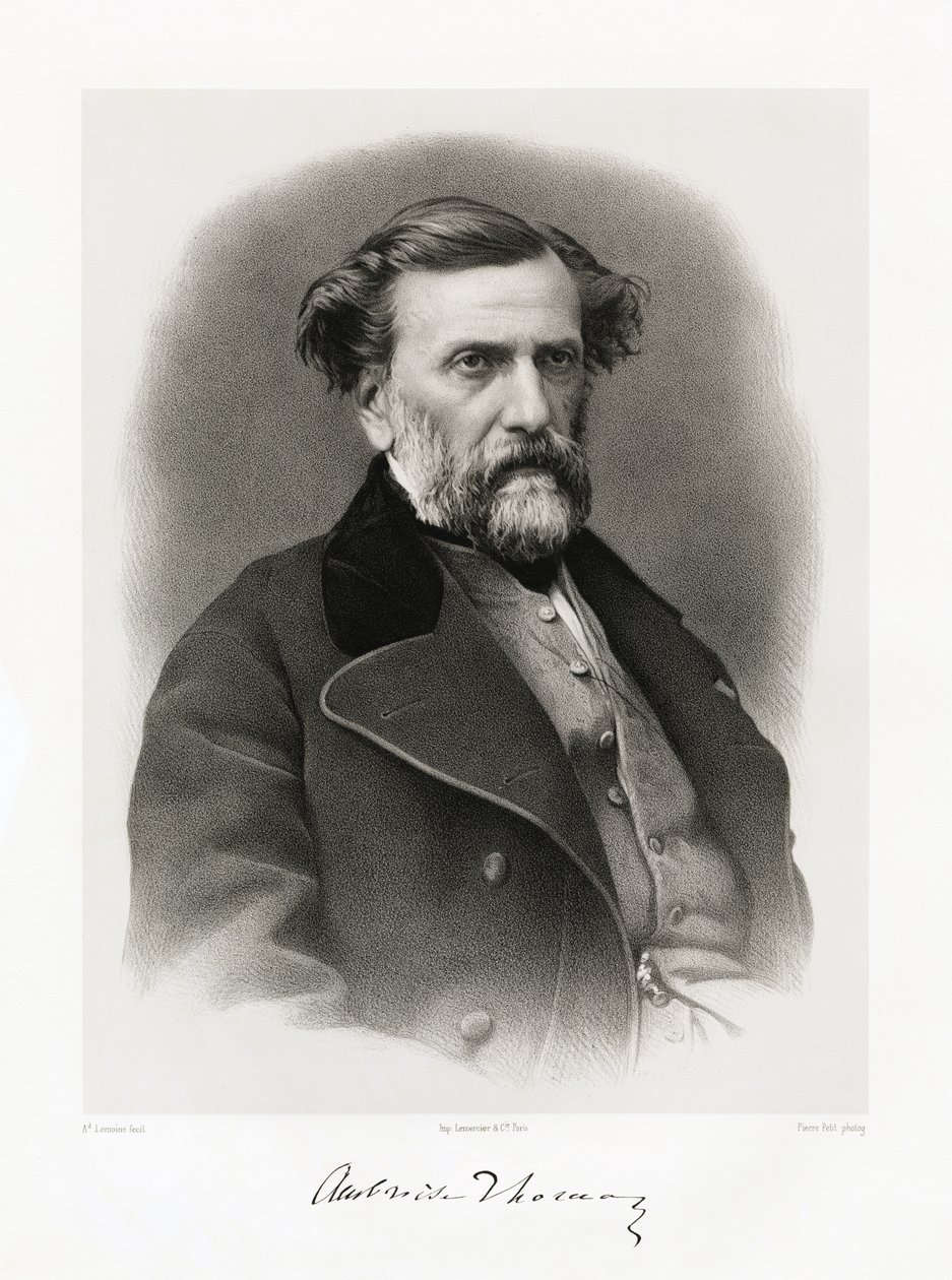 Charles Louis Ambroise Thomas, 1865-66 autorstwa Alfred Lemoine