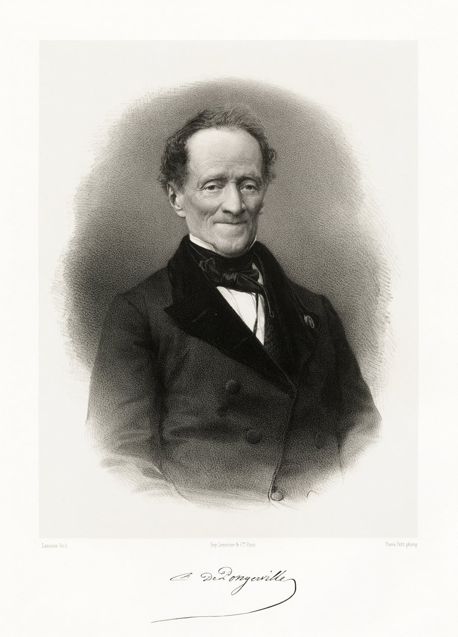 Jean Baptiste Antoine Aimé Sanson de Pongerville, 1865-66 autorstwa Alfred Lemoine
