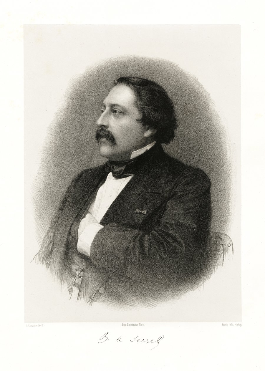 Józef Alfred Serret, 1865-66 autorstwa Alfred Lemoine