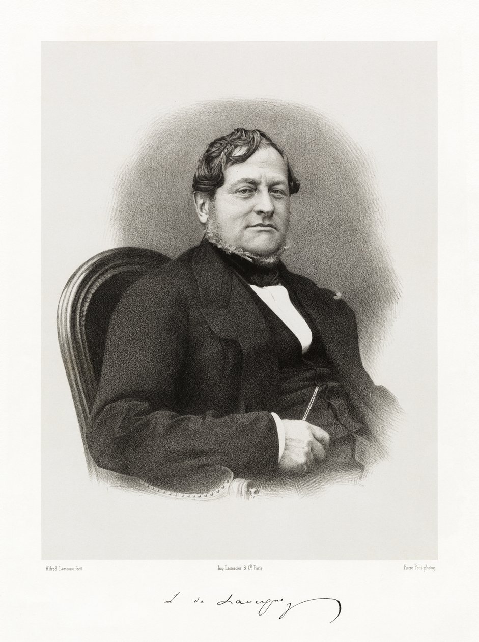 Léonce Guilhaud de Lavergne, 1865-66 autorstwa Alfred Lemoine