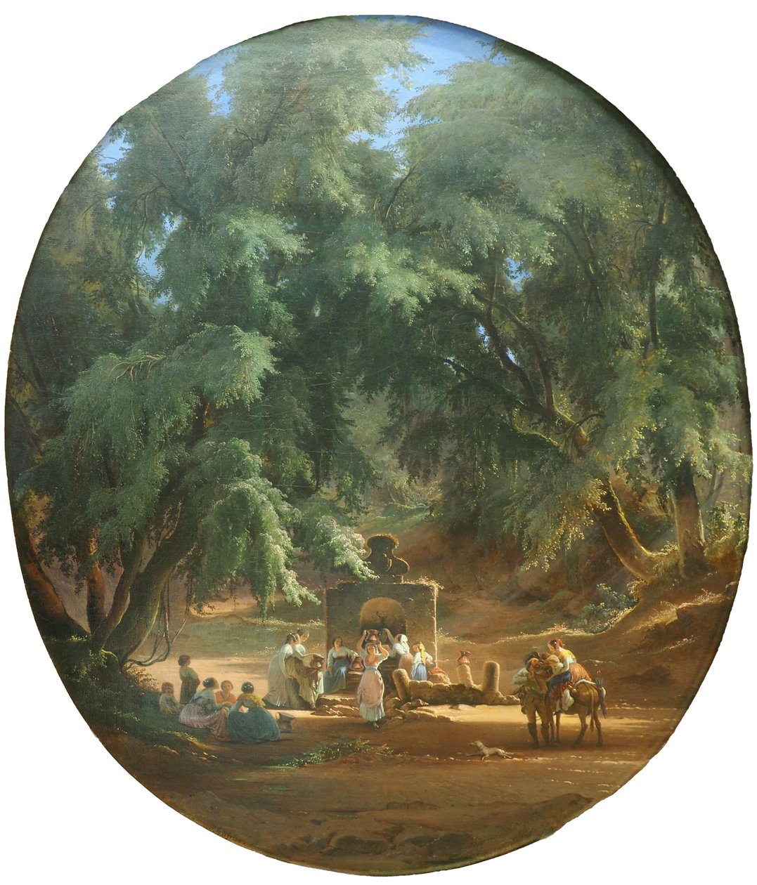 Przy leśnej fontannie autorstwa Alfred von Schüssler