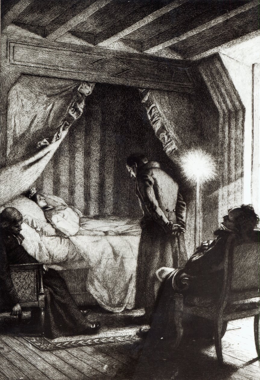 Śmierć Emmy Bovary z „Madame Bovary” Gustave
