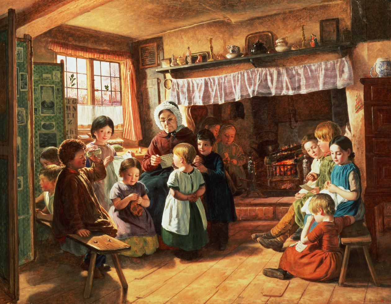 Sala szkolna autorstwa Alfred Rankley