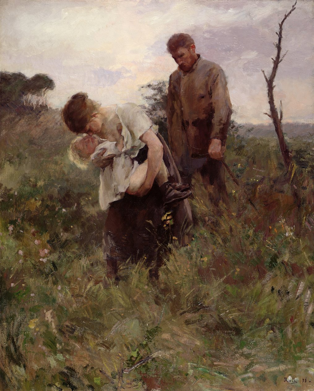 Exodus, 1893 autorstwa Alfred Roll