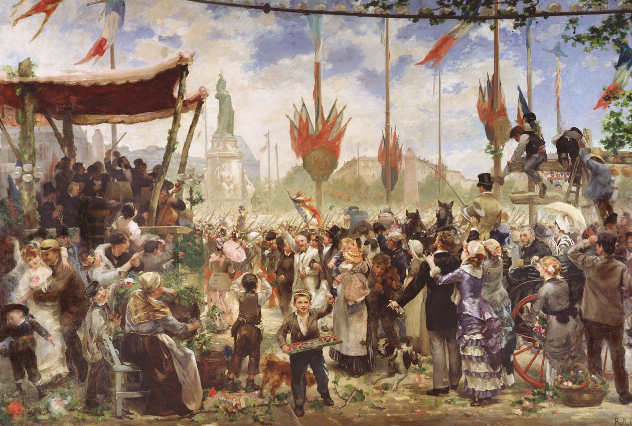 14 lipca 1880, 1882 autorstwa Alfred Roll