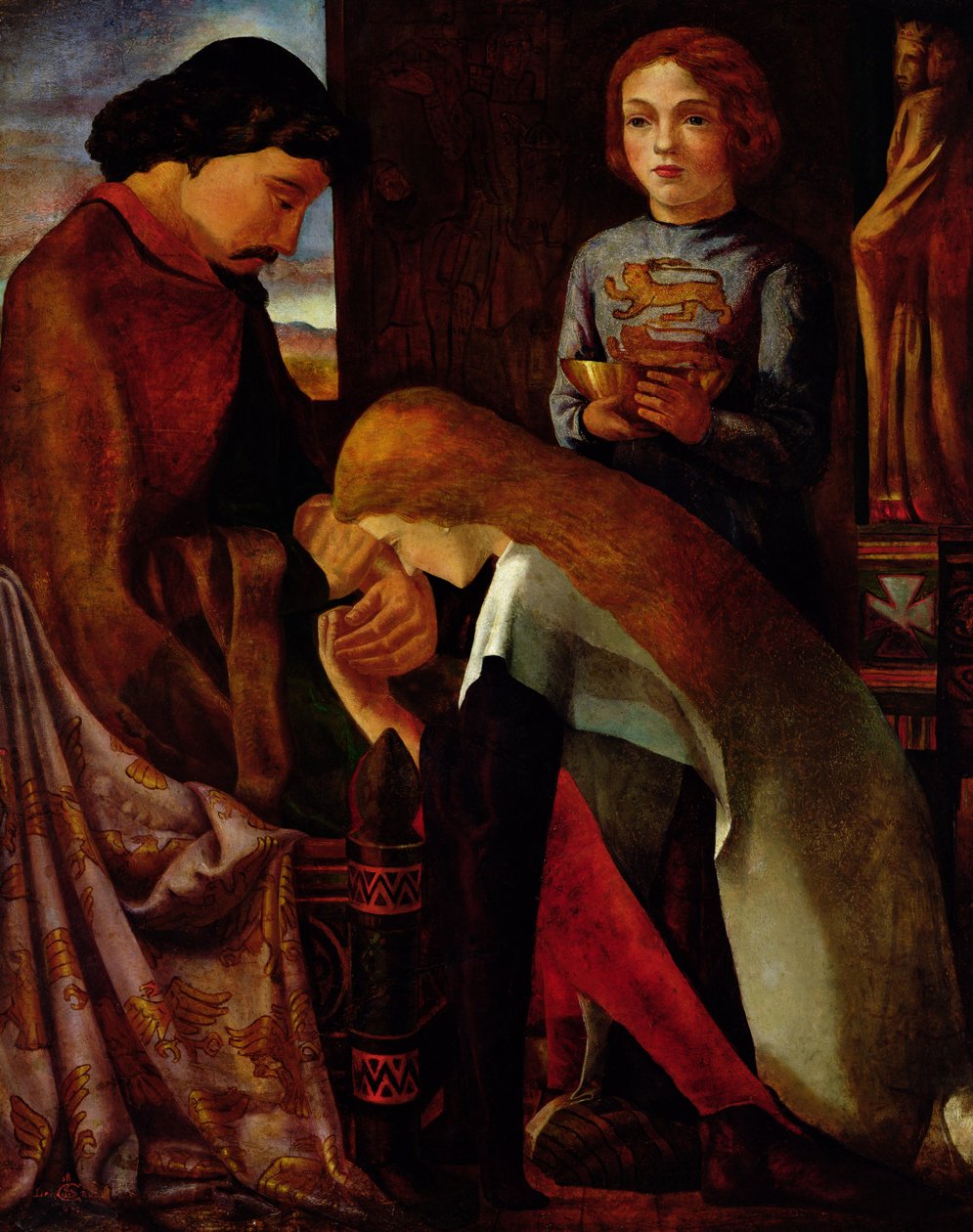 Хаан Эдвард I (1239-1307), Элеонор (1244-90) 1863 онд autorstwa Alfred Sacheverell Coke
