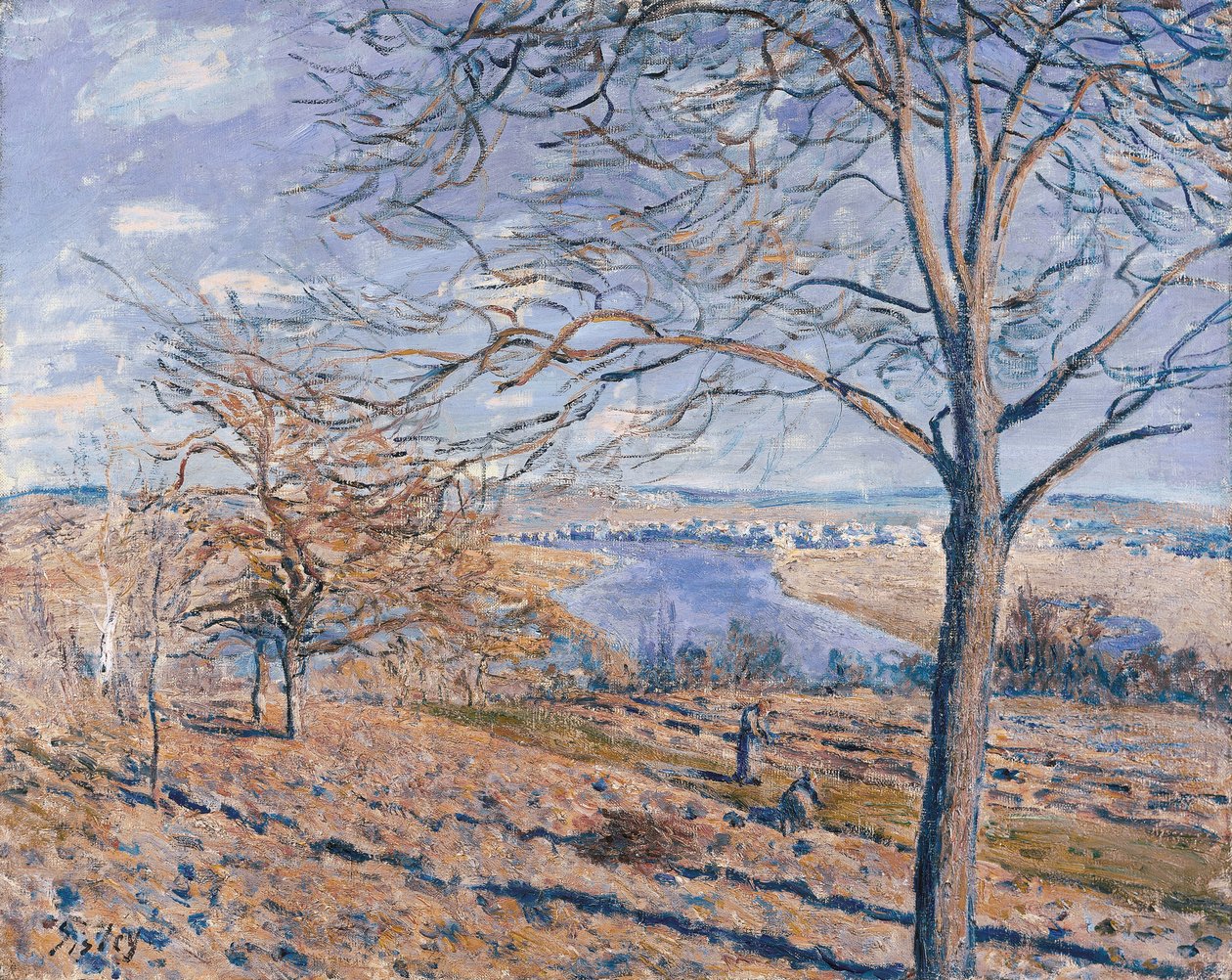 Banki Loingu autorstwa Alfred Sisley