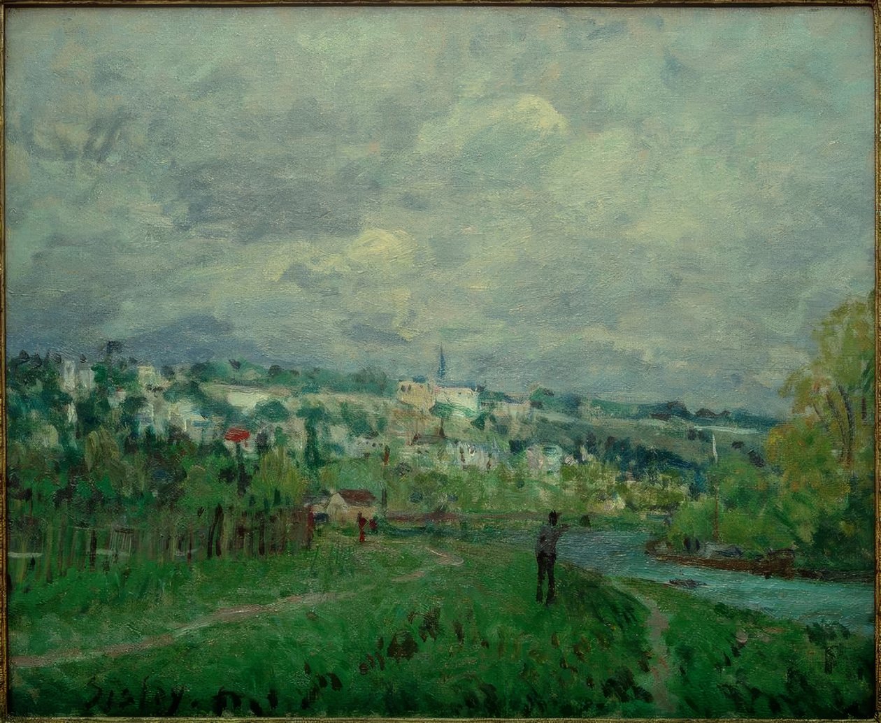Sekwana wokół Saint-Cloud autorstwa Alfred Sisley