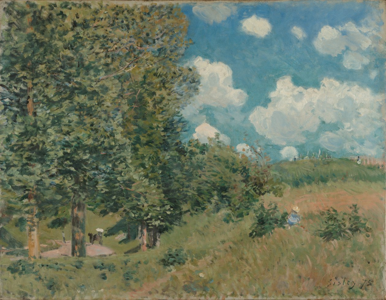 Droga z Wersalu do Saint-Germain autorstwa Alfred Sisley
