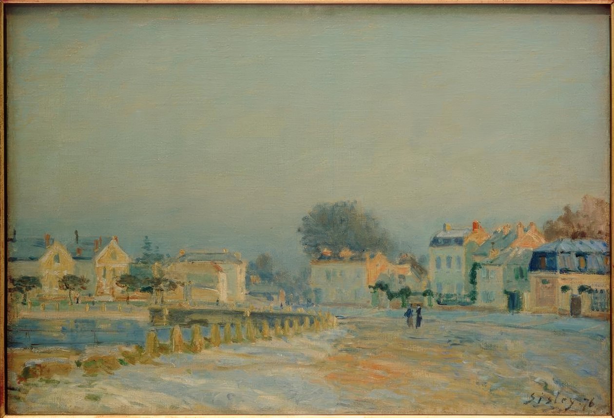Labreuvoir de Marly - Biała Galaretka autorstwa Alfred Sisley
