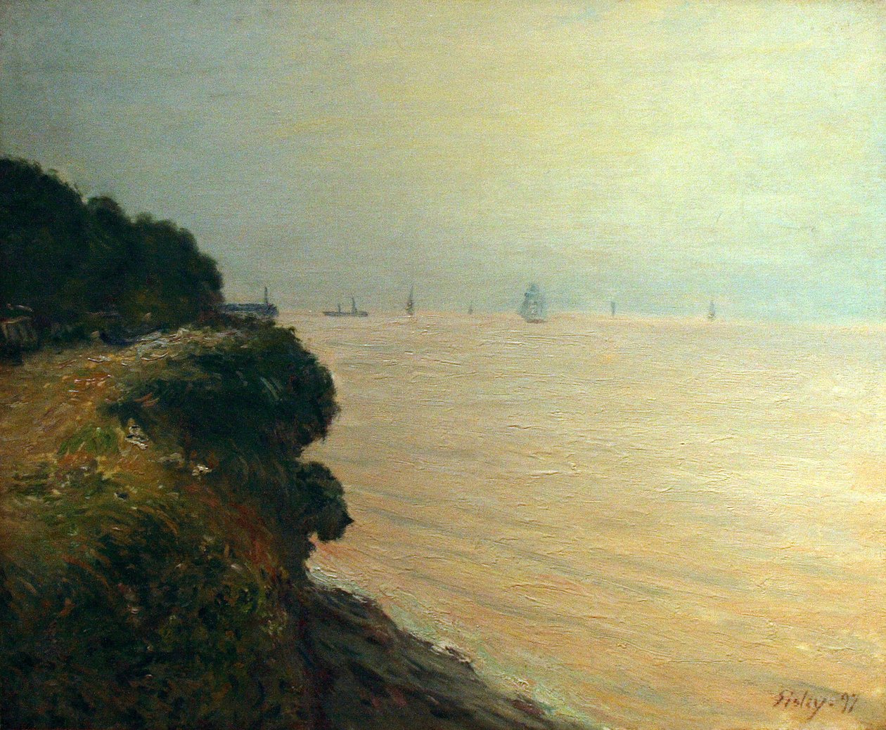 Zatoka Langland autorstwa Alfred Sisley