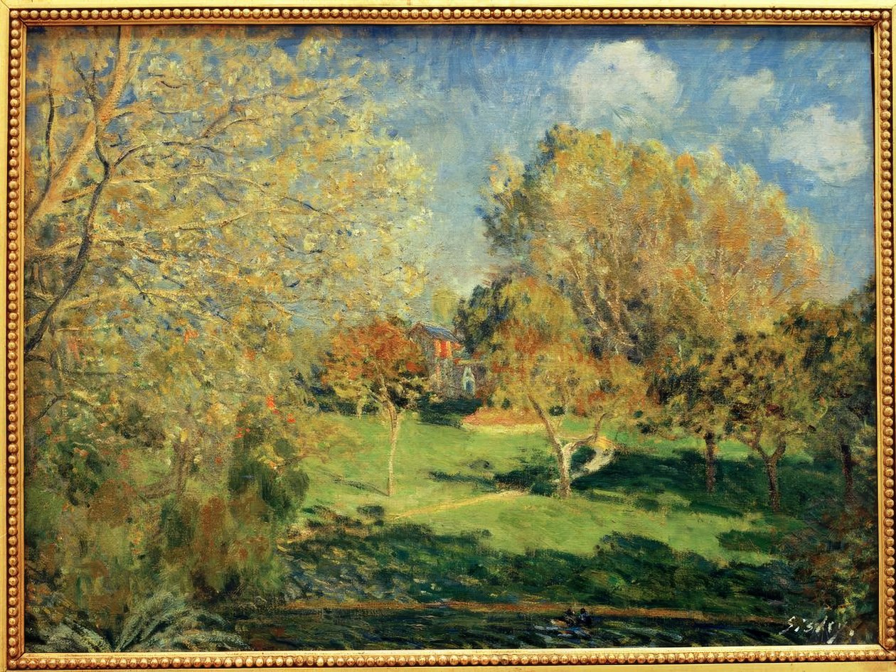 Ogród Hoschede autorstwa Alfred Sisley