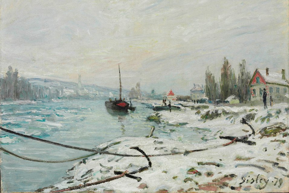 Liny cumownicze autorstwa Alfred Sisley