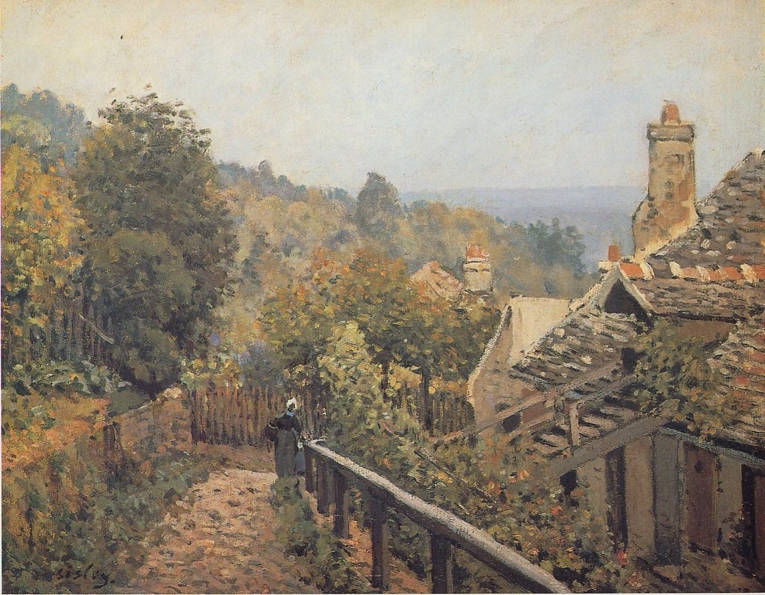 Szlak Mi-cote autorstwa Alfred Sisley