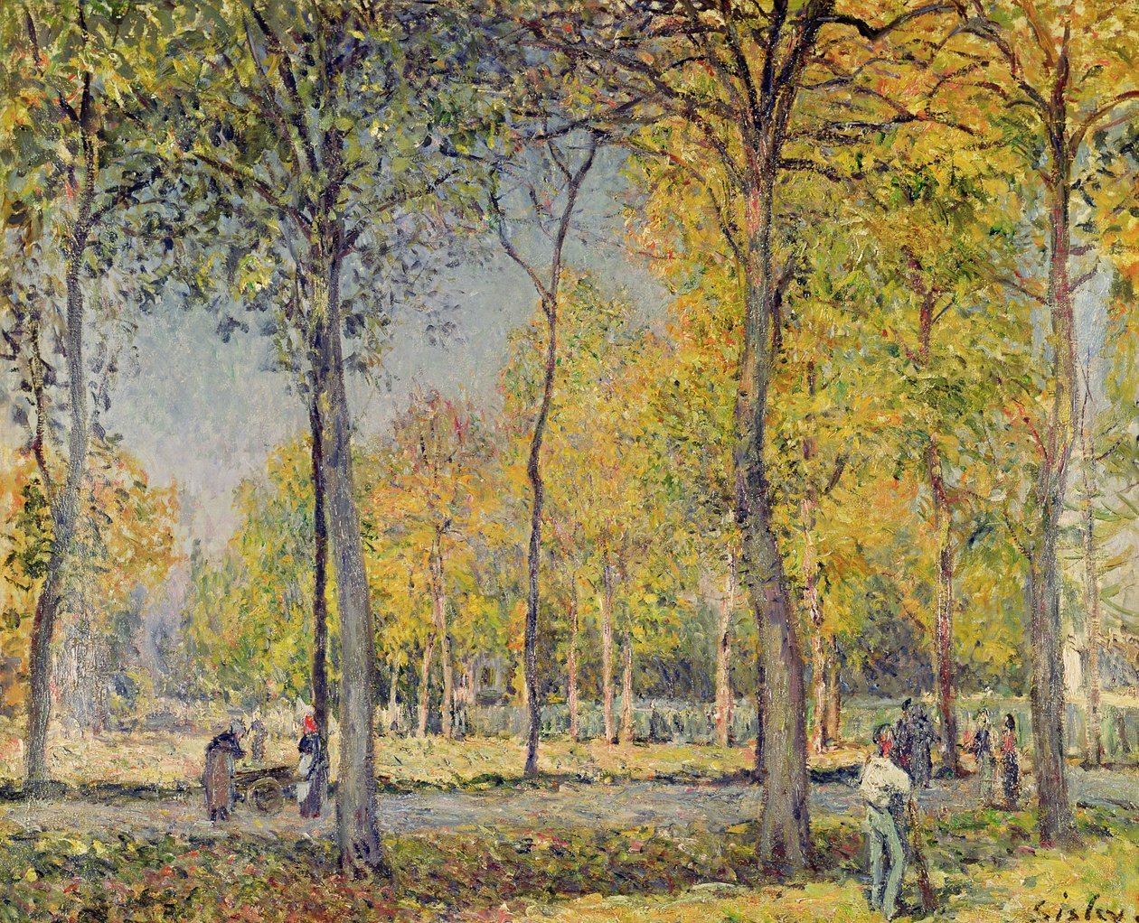Lasek Buloński autorstwa Alfred Sisley