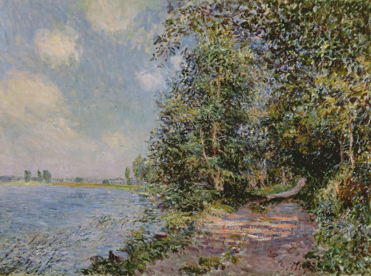 Veneux, sierpniowe popołudnie, 1881 autorstwa Alfred Sisley