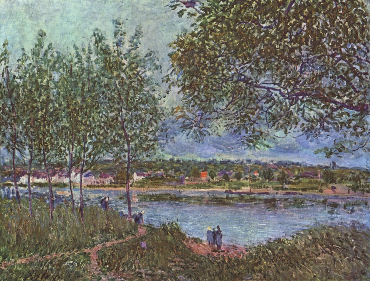Droga starego promu autorstwa Alfred Sisley