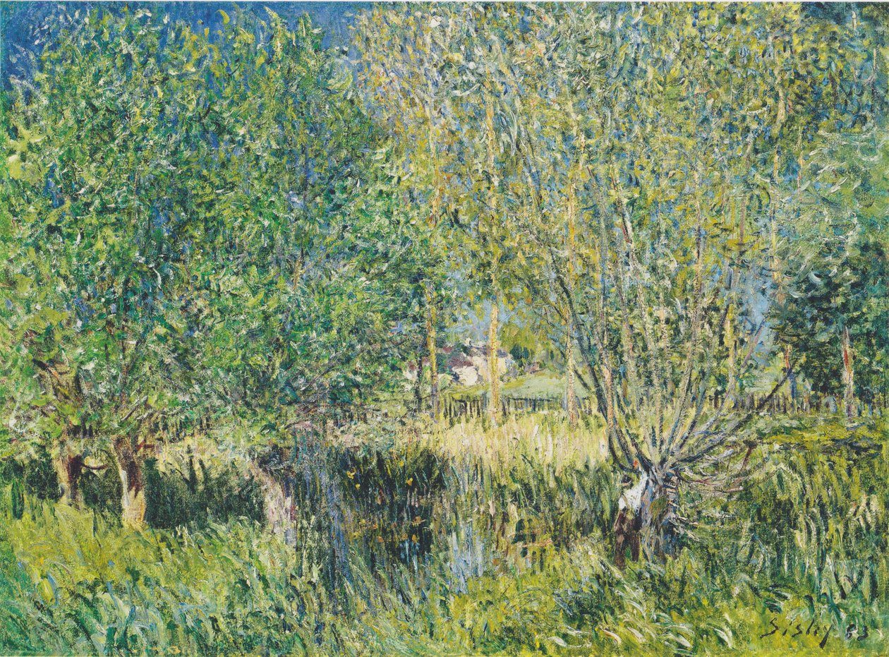 Wierzby nad brzegiem Orwanny autorstwa Alfred Sisley