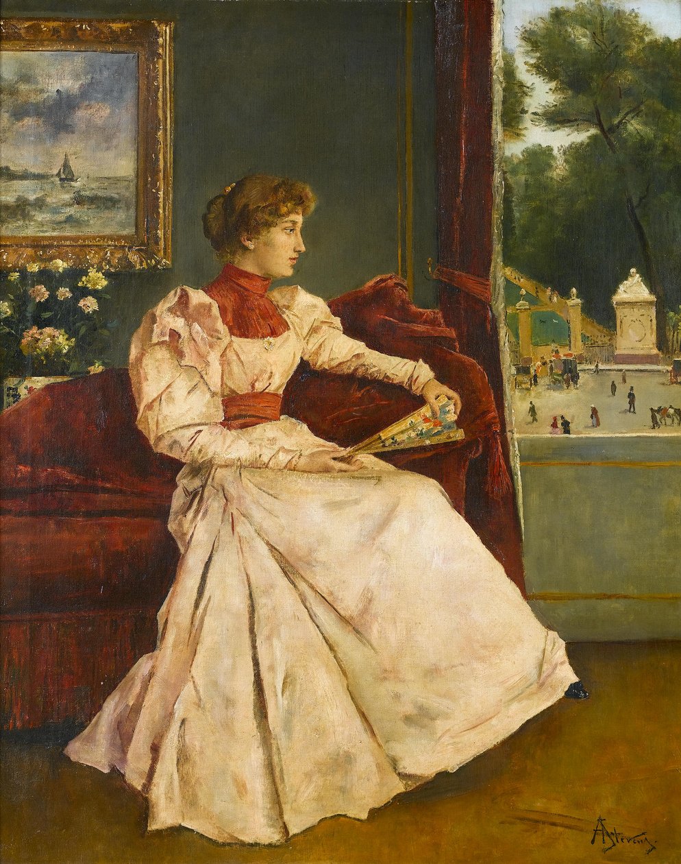W domu autorstwa Alfred Emile Stevens