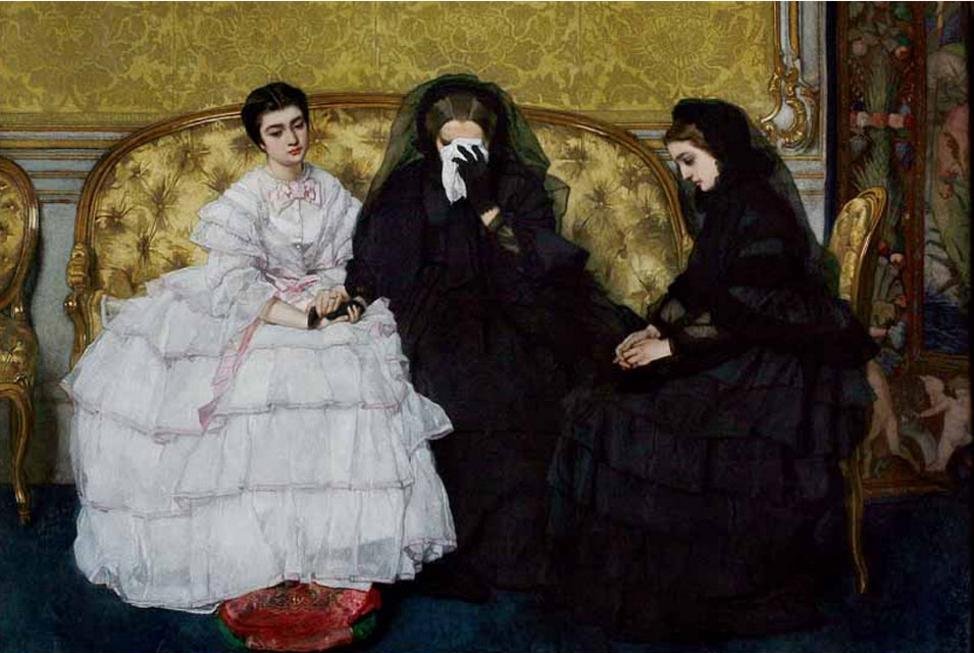 W pamięci autorstwa Alfred Emile Stevens
