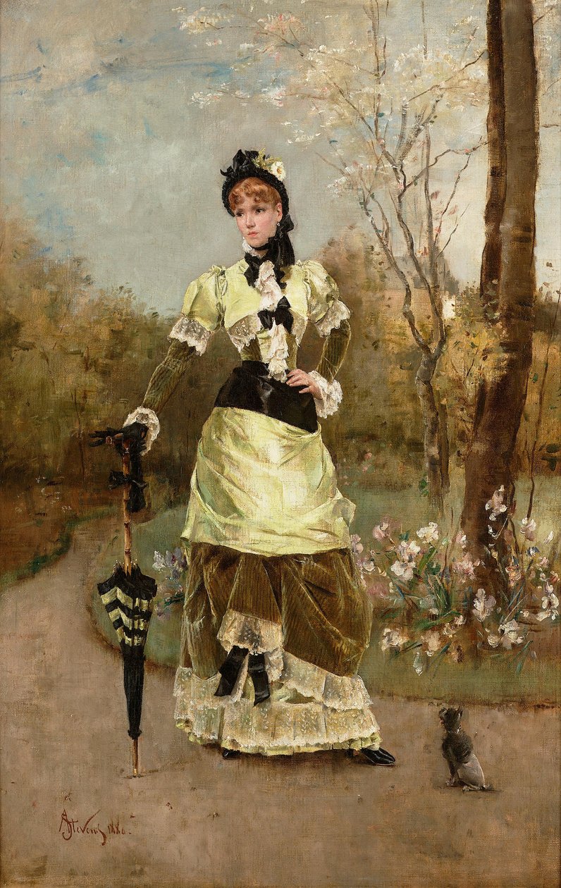 paryski autorstwa Alfred Emile Stevens