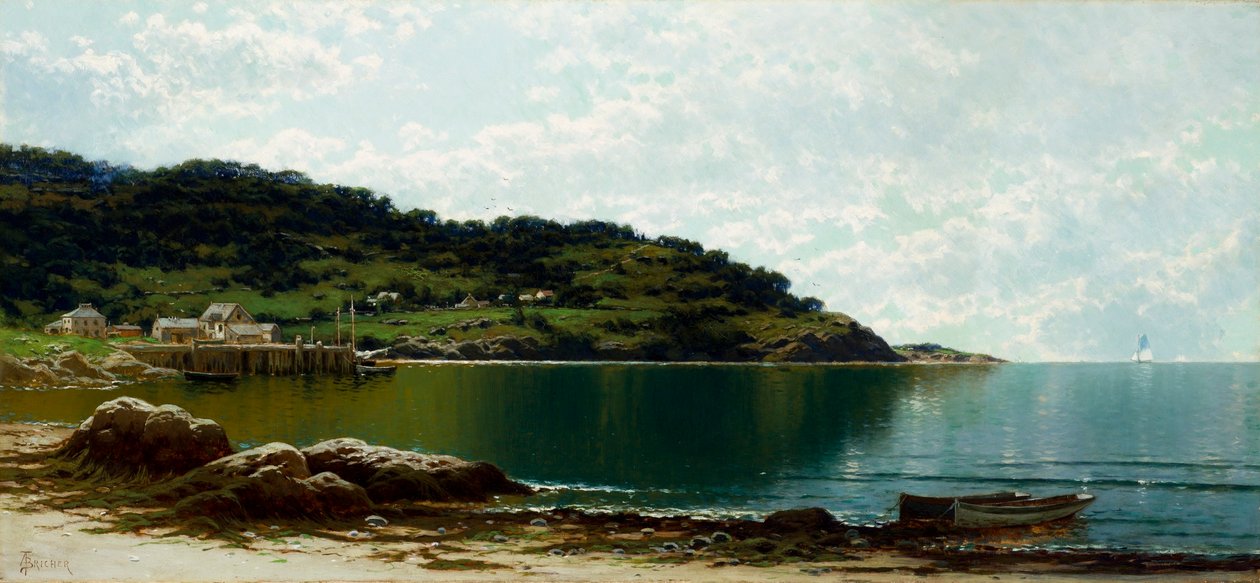 Wzdłuż wybrzeża Maine autorstwa Alfred Thompson Bricher