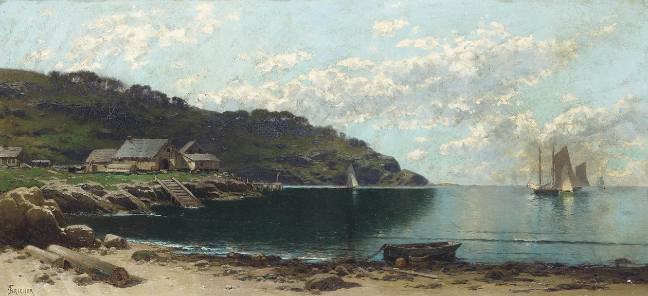 Na wybrzeżu Maine autorstwa Alfred Thompson Bricher