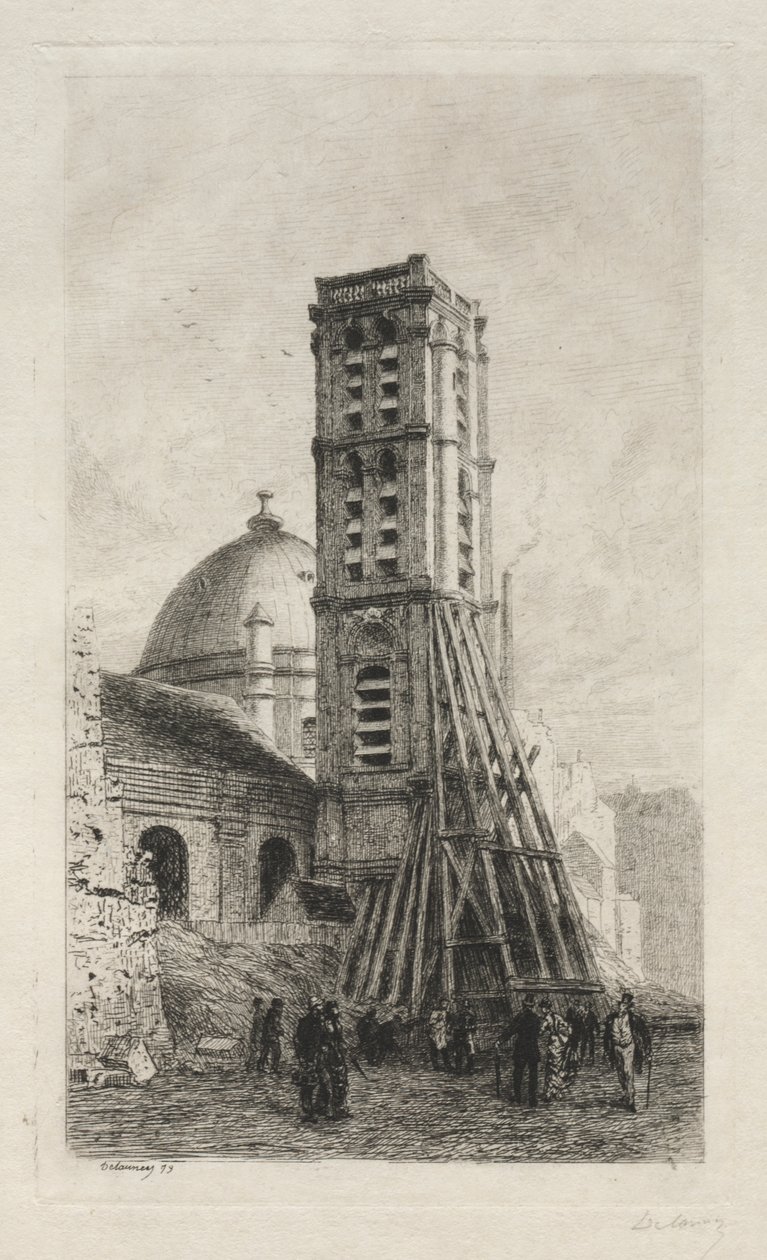 Kościół św. Rocha autorstwa Alfred Alexandre Delauney