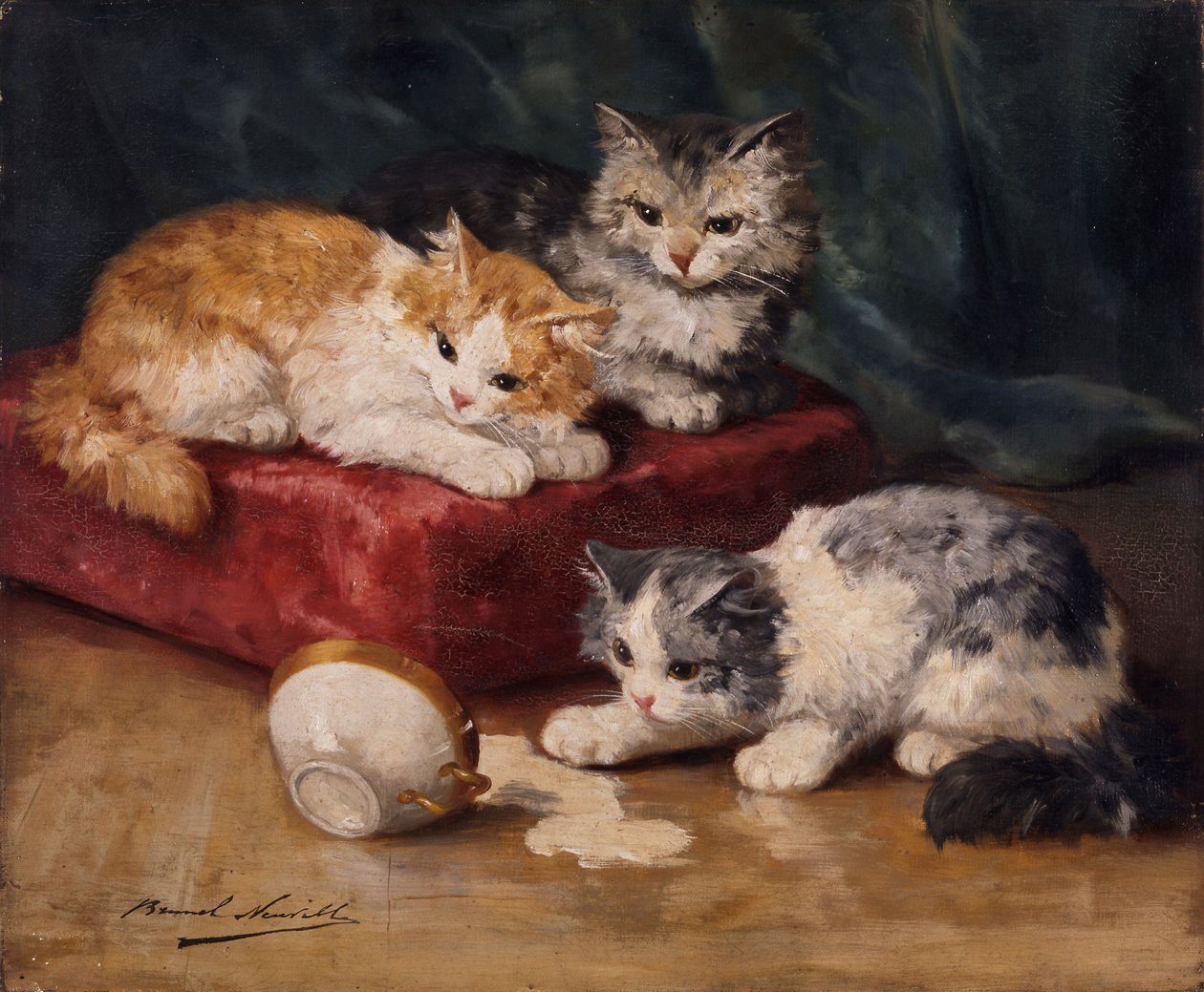 Koty autorstwa Alfred Brunel de Neuville