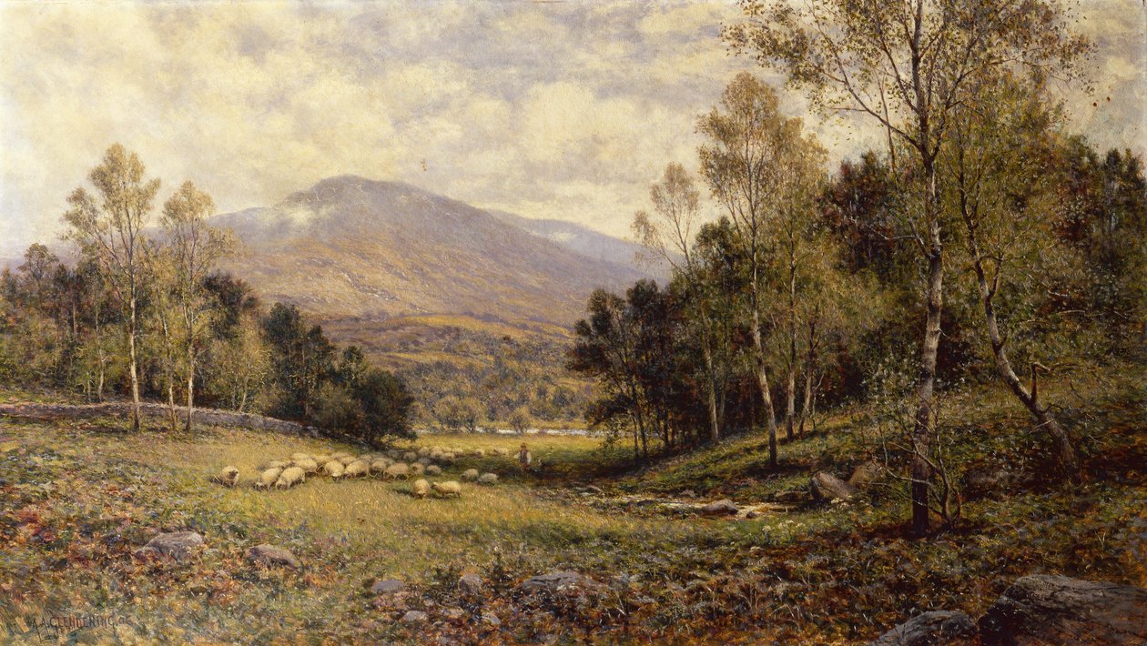 W pobliżu Betws-y-Coed autorstwa Alfred Augustus Jnr Glendenning