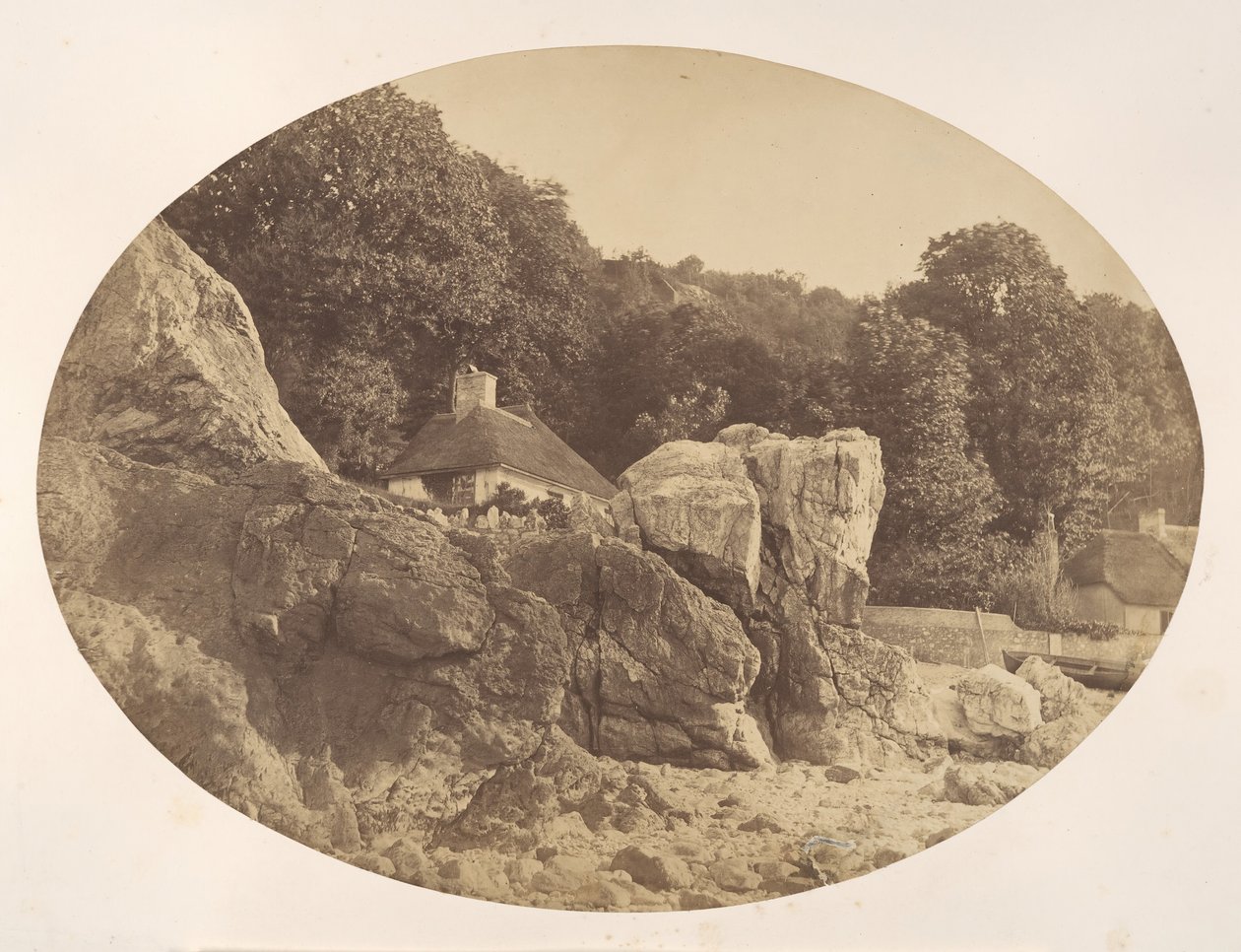 Babbacombe, z plaży, 1857. autorstwa Alfred Batson