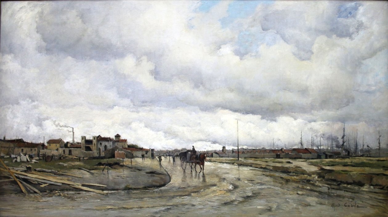 Francuski: Les abords du bassin du Lazaret. autorstwa Alfred Casile