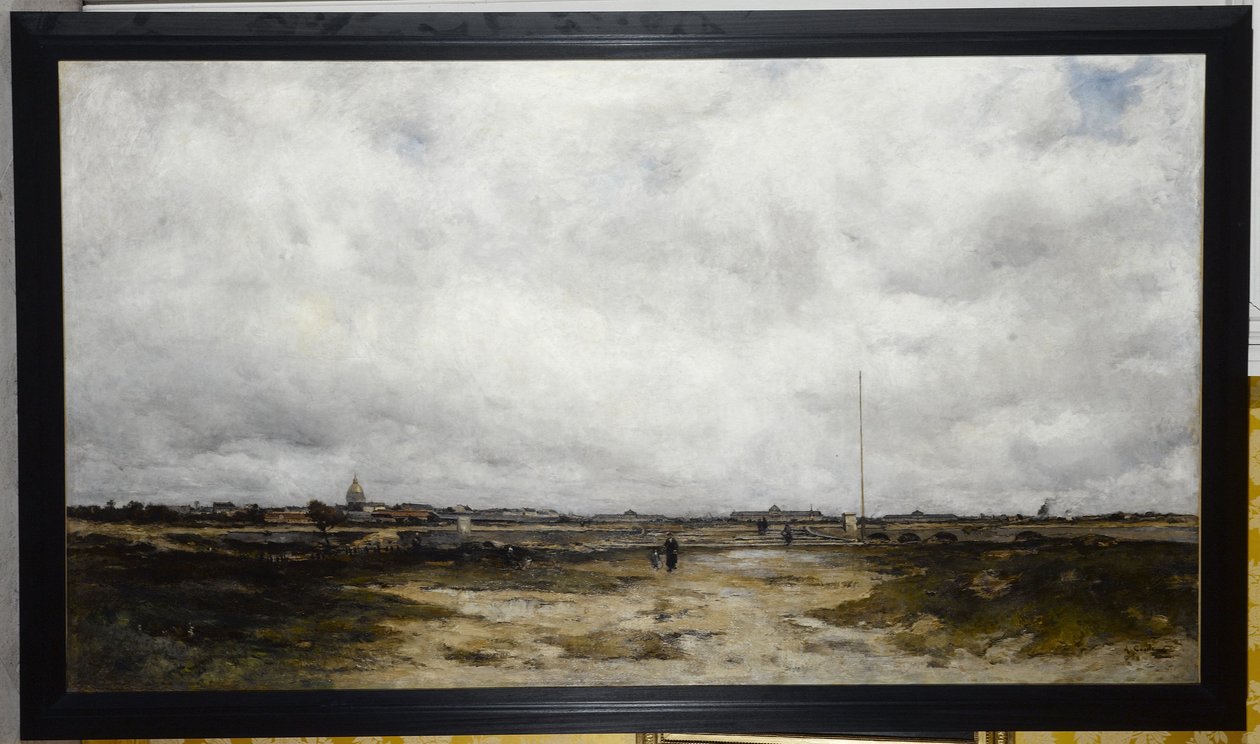 Pola Marsowe, po wystawie w 1878 roku, ok. 1882 (olej na płótnie) autorstwa Alfred Casile