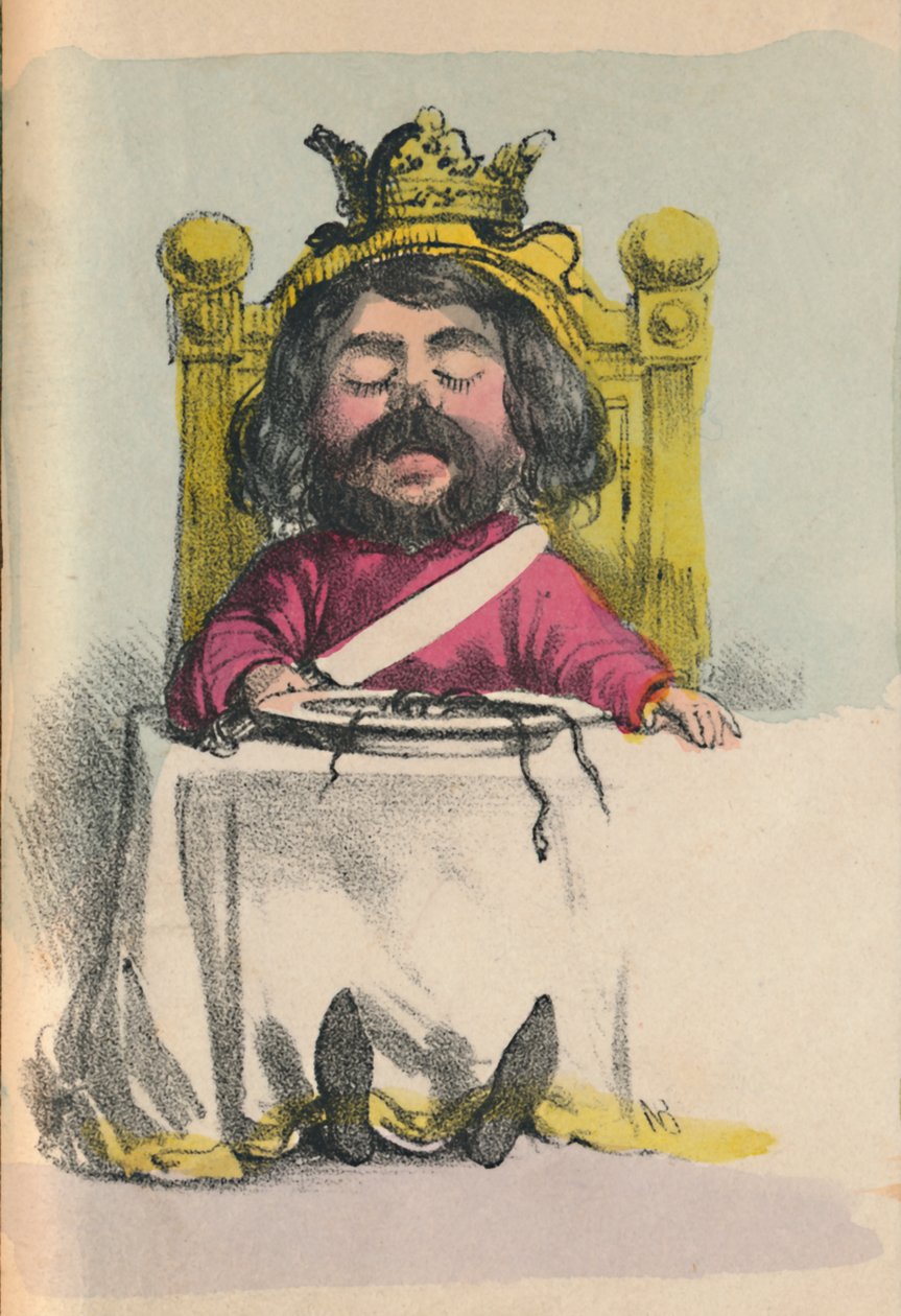 Henryk I, 1856 autorstwa Alfred Crowquill