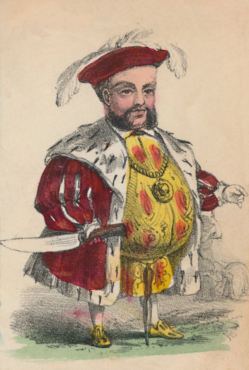 Henryk VIII, 1856 autorstwa Alfred Crowquill