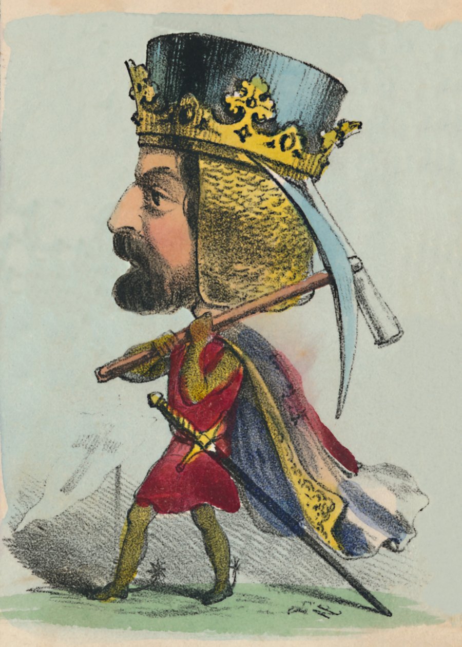 Ryszard I, 1856 autorstwa Alfred Crowquill