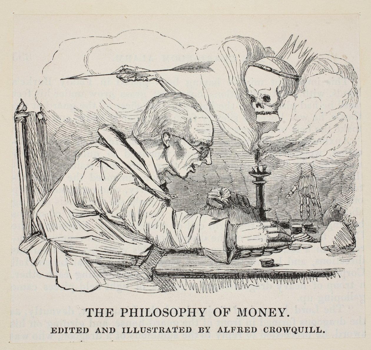 Filozofia pieniądza, wyd. ok. 1842 r autorstwa Alfred Crowquill