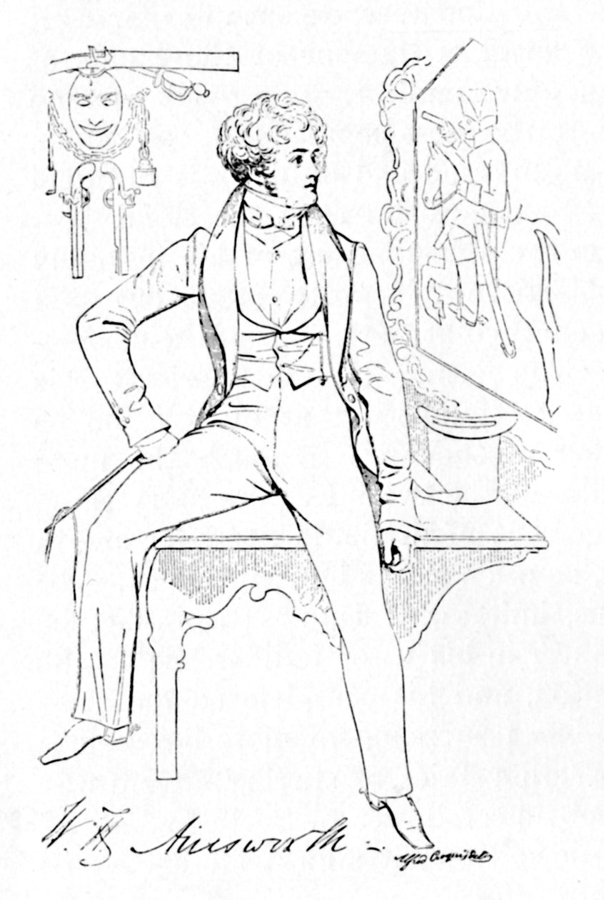 William Harrison Ainsworth, c1835, 1904 autorstwa Alfred Crowquill