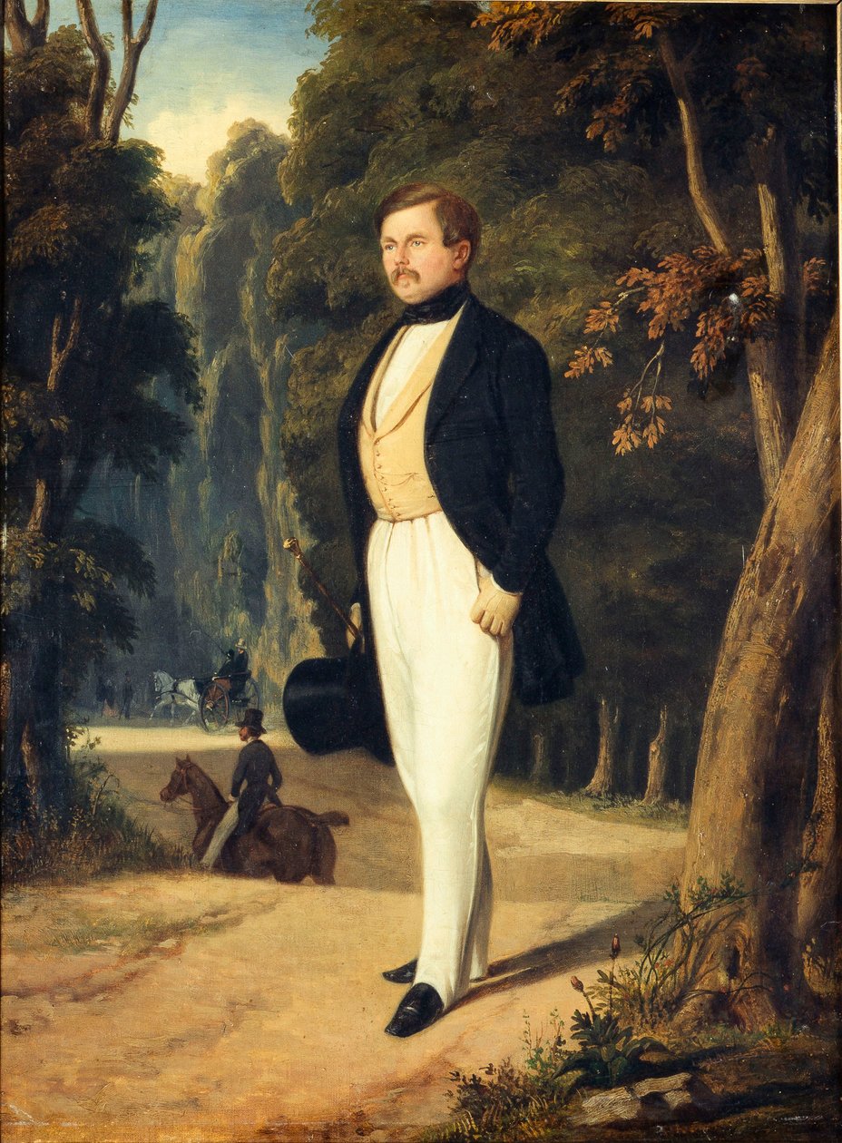 Portret Augustyna Grisiera 1791-1865 , c. 1840. autorstwa Alfred De Dreux